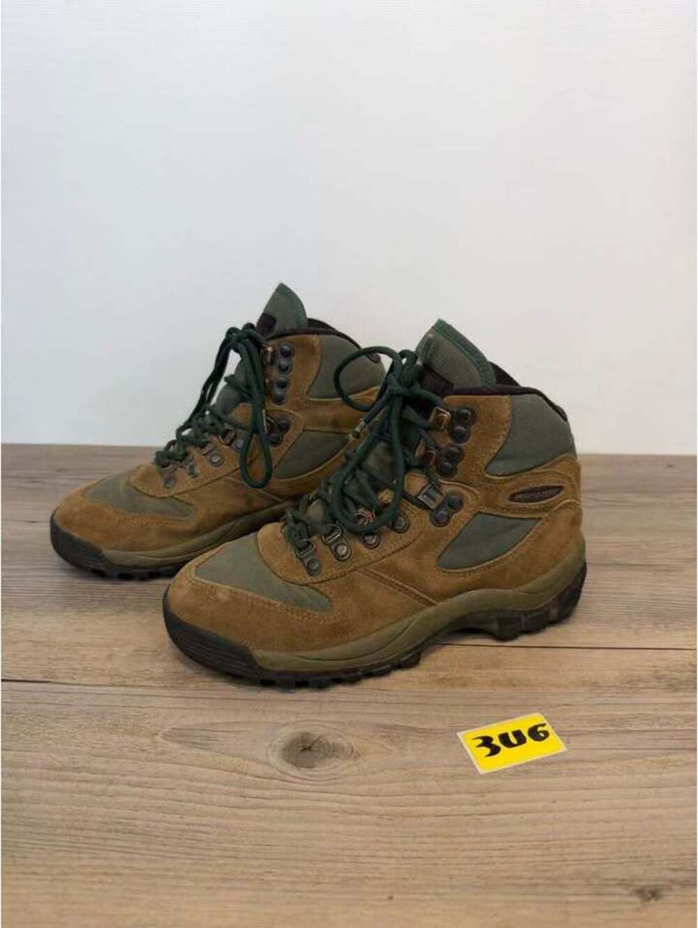 REI Monarch IV Youth Hiking Boots Brown Forest Green Size 3